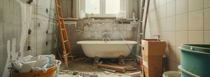 What size skip do I need for a bathroom renovation?